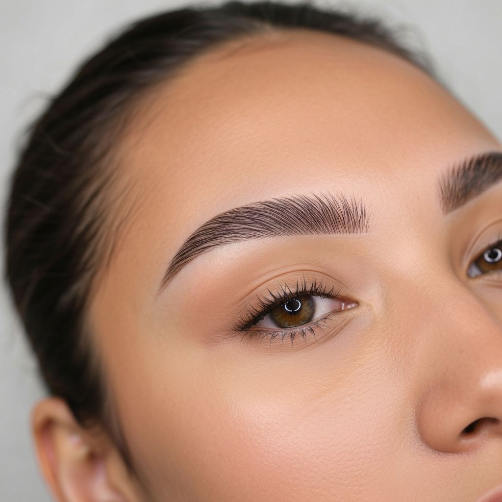 After Ombre Powder treatment - healed results