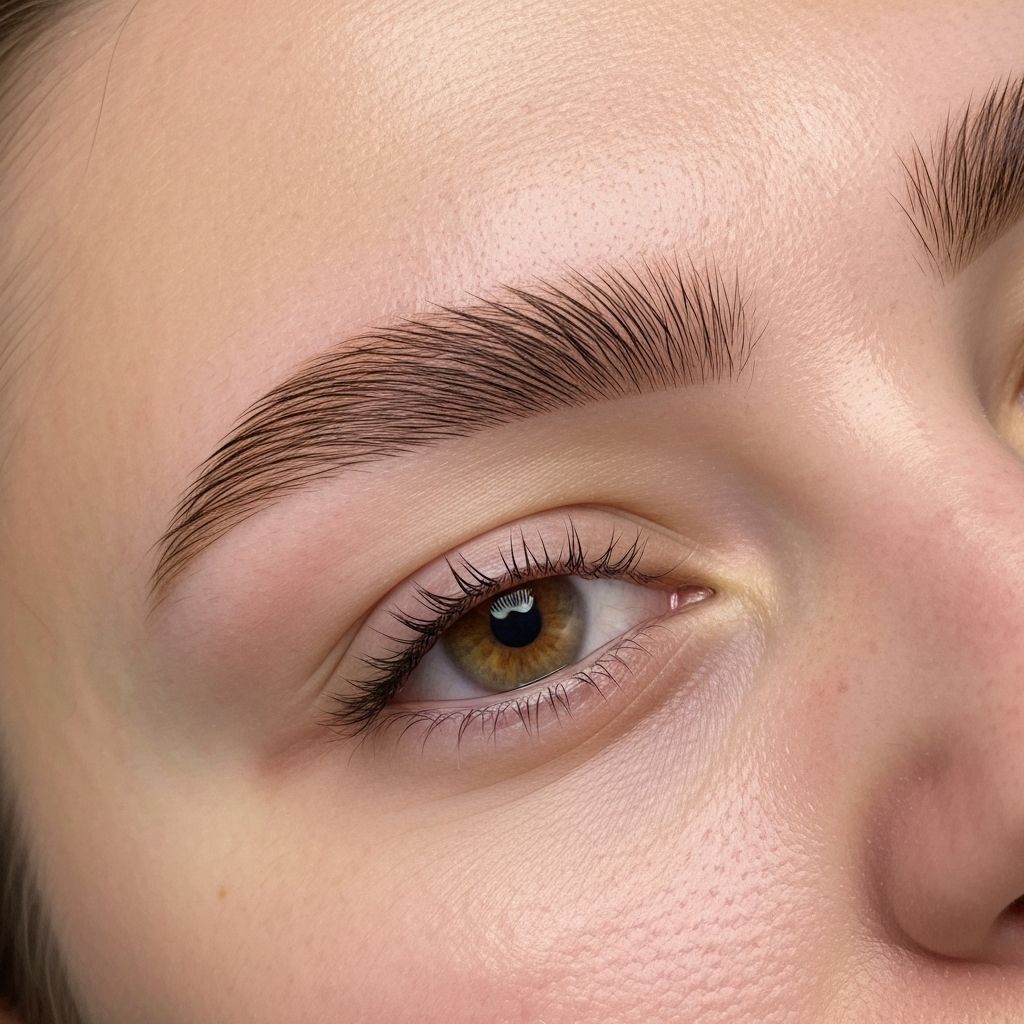 After Ombre Powder treatment - healed results